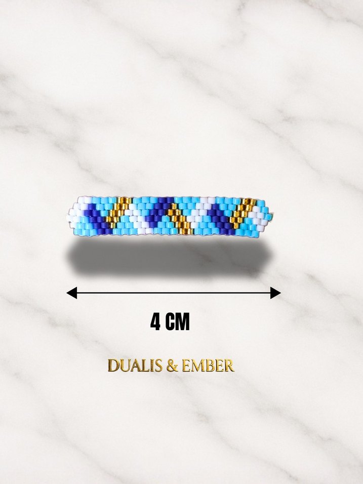 Miyuki Mavi Desenli Bileklik - Görsel 4