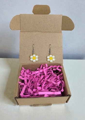 Miyuki Papatya Küpe - Görsel 4