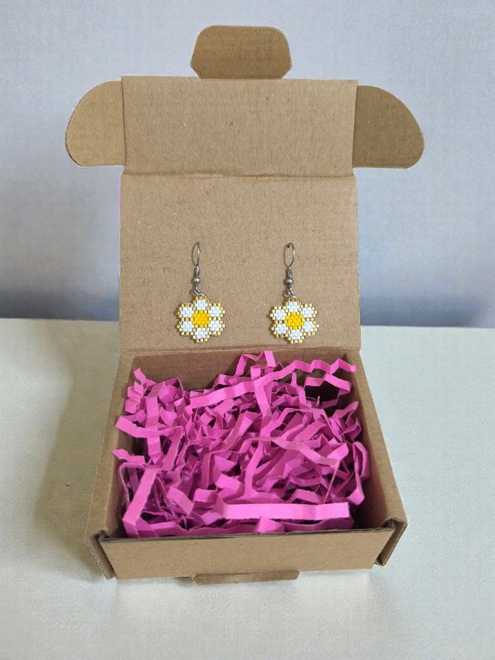 Miyuki Papatya Küpe - Görsel 4