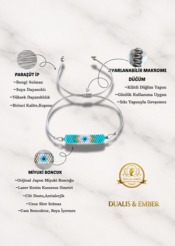 Miyuki Nazar Gözü Mini Bileklik - Görsel 3