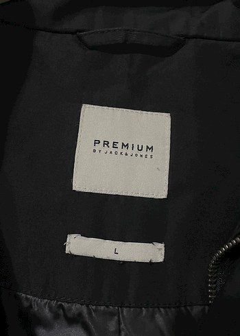 Jack&Jones Erkek Siyah Düğmeli Midi Ceket - Görsel 2