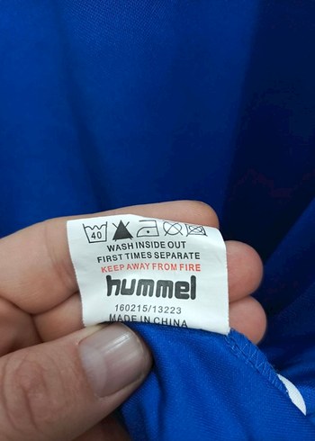Mavi Hummel Kısa Kollu Spor Tişört - Görsel 5