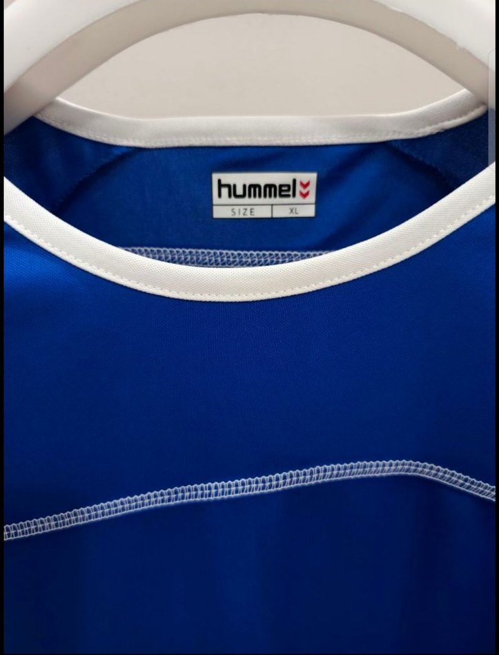 Mavi Hummel Kısa Kollu Spor Tişört - Görsel 2