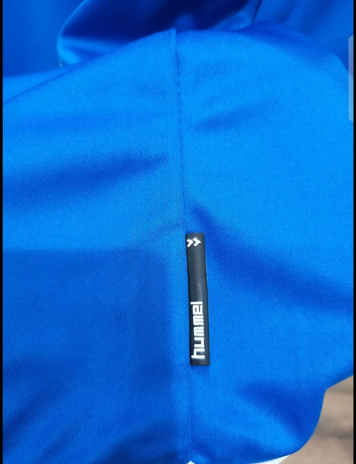 Mavi Hummel Kısa Kollu Spor Tişört - Görsel 3