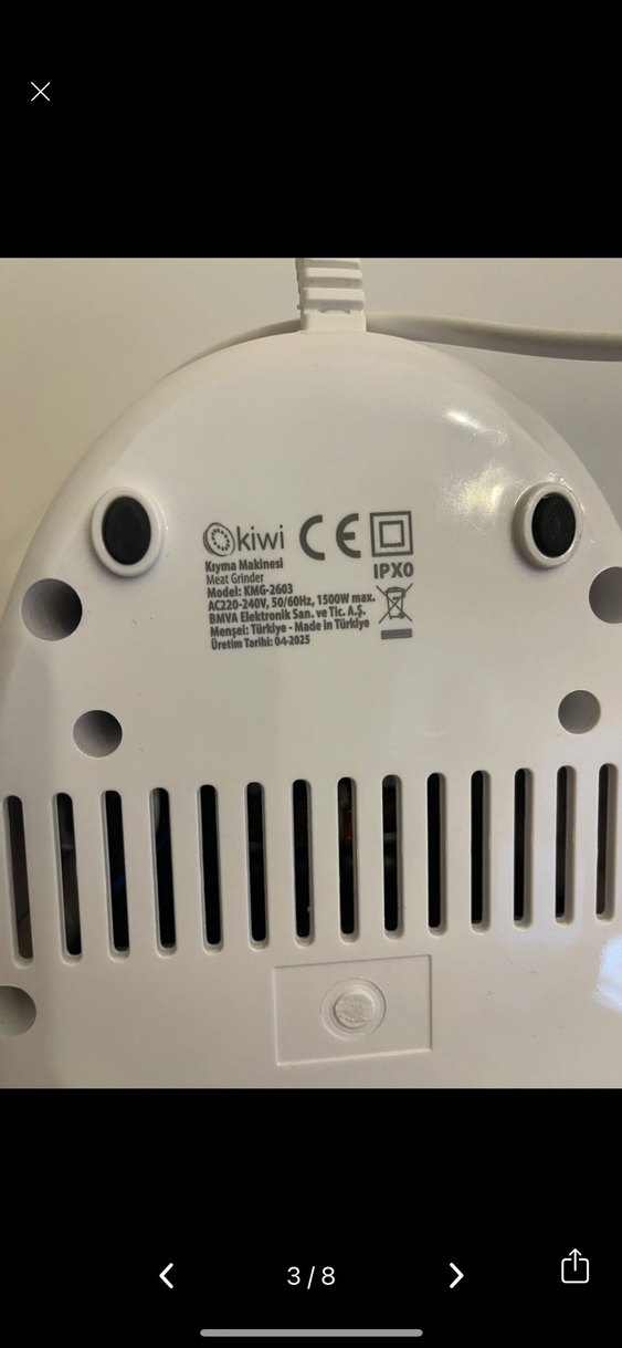 Beyaz Kiwi Katı Meyve Sıkacağı - Görsel 5