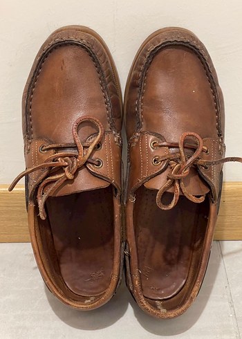 Kahverengi Deri Klasik Erkek Ayakkabı - Görsel 3