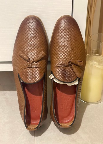 Kahverengi Deri Püsküllü Klasik Erkek Ayakkabı - Görsel 3