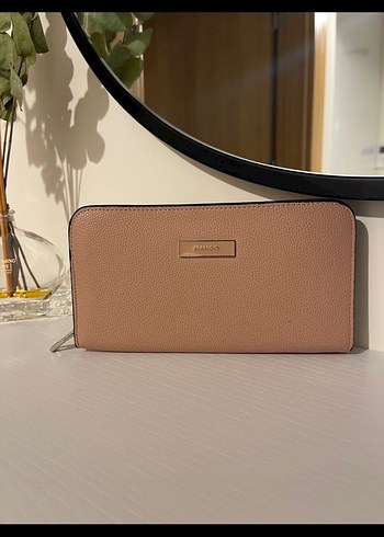 Mango Pembe Deri Fermuarlı Kadın Cüzdanı - Görsel 2