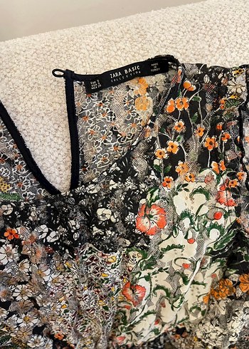 Desenli Bohem Uzun Elbise - Görsel 5