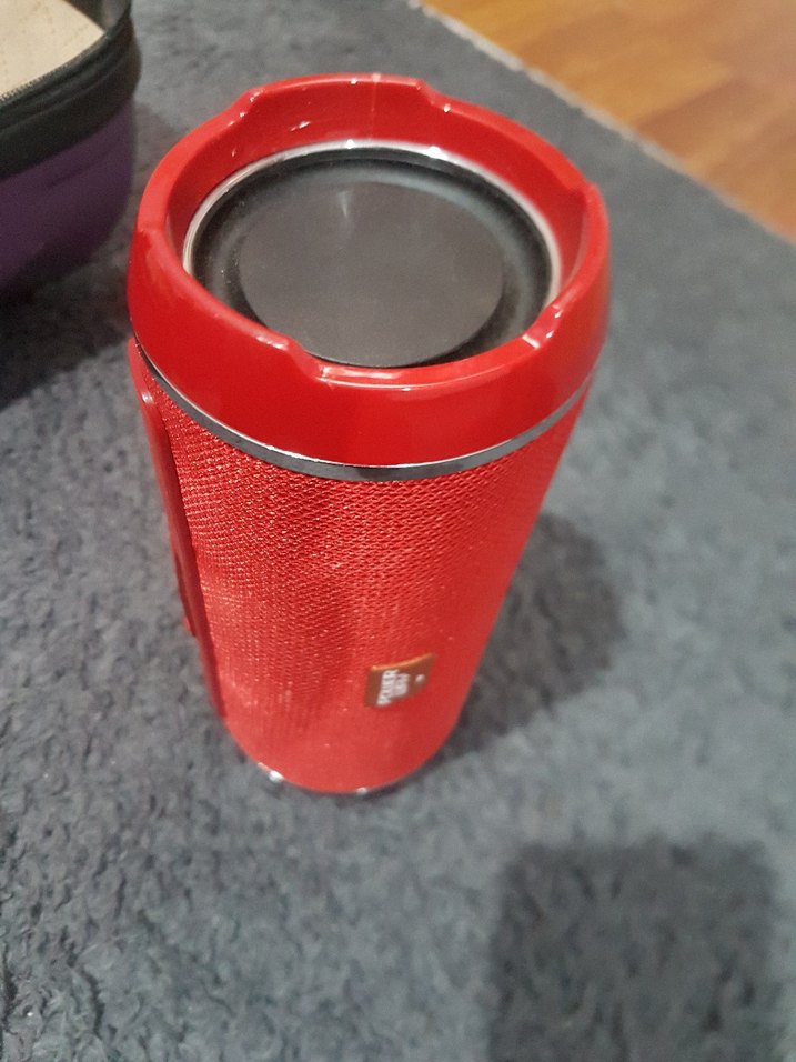 Kırmızı Bluetooth Hoparlör - Görsel 2