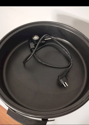 ARZUM ROMA Siyah elektrikli TENCERE GENİŞ - Görsel 3