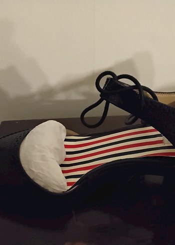 Tokalı Siyah Stiletto Kadın Klasik Ayakkabı(Dans Ayakkabısı) - Görsel 5