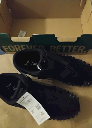 Siyah Erkek Spor Ayakkabı Velcro Bantlı - Görsel 3