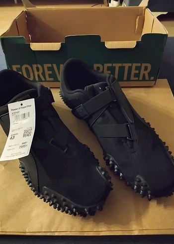 Siyah Erkek Spor Ayakkabı Velcro Bantlı - Görsel 2