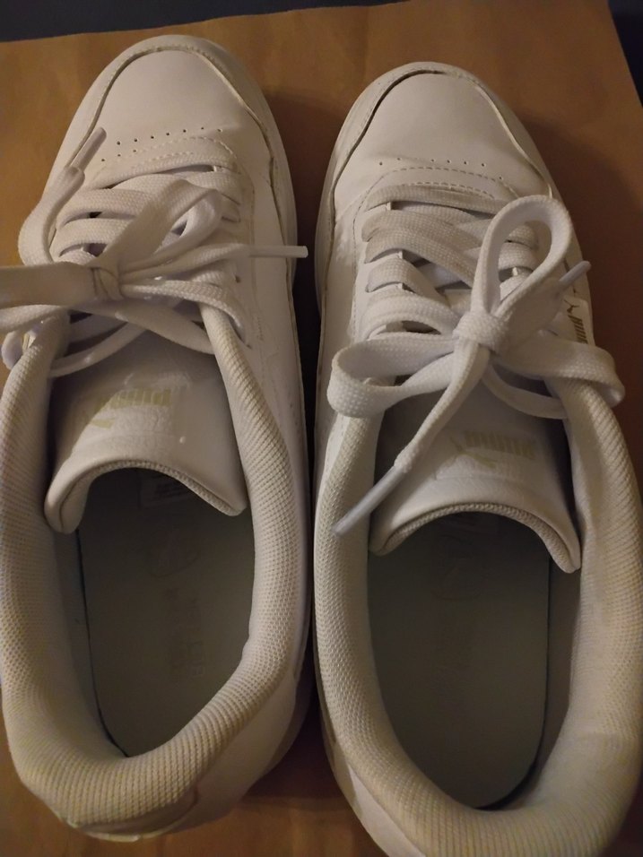 Beyaz Bağcıklı Puma Erkek Spor Ayakkabı - Görsel 4