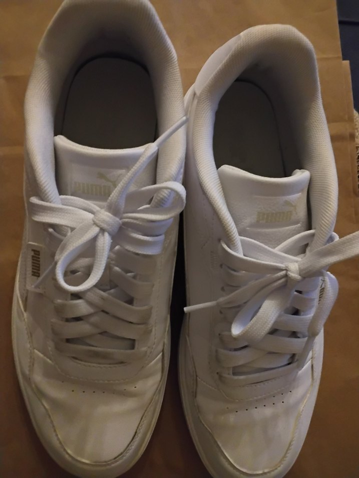 Beyaz Bağcıklı Puma Erkek Spor Ayakkabı - Görsel 3
