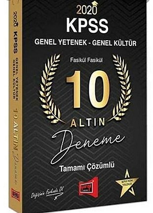 Lisans önlisans deneme 10 altın deneme