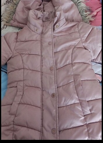 5 Yaş Beden pembe Renk Çocuk mont