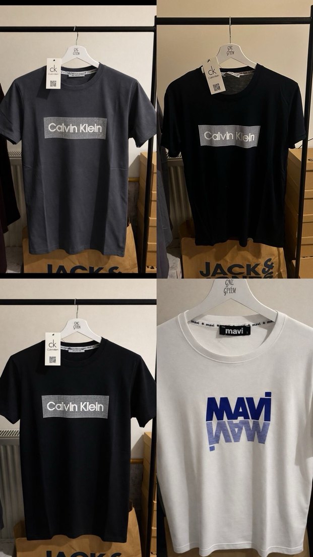 LUFIAN Siyah Baskılı Erkek Tişört - Görsel 2