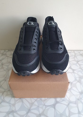 Siyah Erkek Spor Ayakkabı Velcro Bantlı - Görsel 2