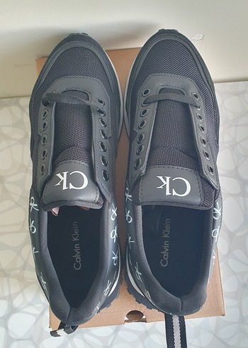 Siyah Erkek Spor Ayakkabı Velcro Bantlı - Görsel 4