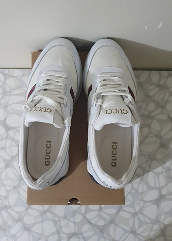 Gucci Beyaz Erkek Spor Ayakkabı - Görsel 4