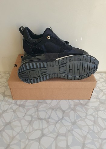 Siyah Dolgu Topuklu Erkek Spor Ayakkabı - Görsel 5