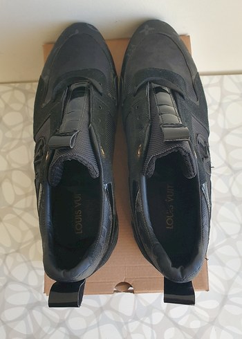 Siyah Erkek Spor Ayakkabı - Wedge Topuklu - Görsel 4