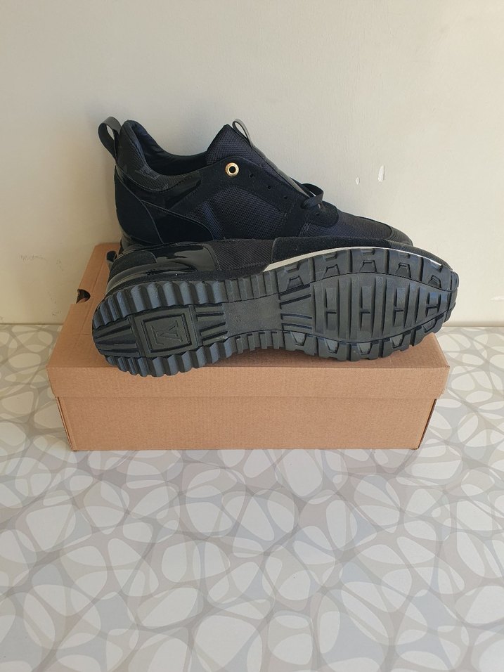 Siyah Erkek Spor Ayakkabı - Wedge Topuklu - Görsel 5