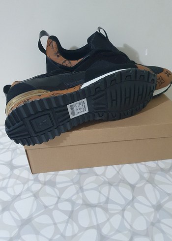 Erkek Kahverengi Yılan Desenli Dolgu Topuklu Spor Ayakkabı - Görsel 5