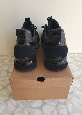 Erkek Siyah Wedge Topuklu Spor Ayakkabı - Görsel 3