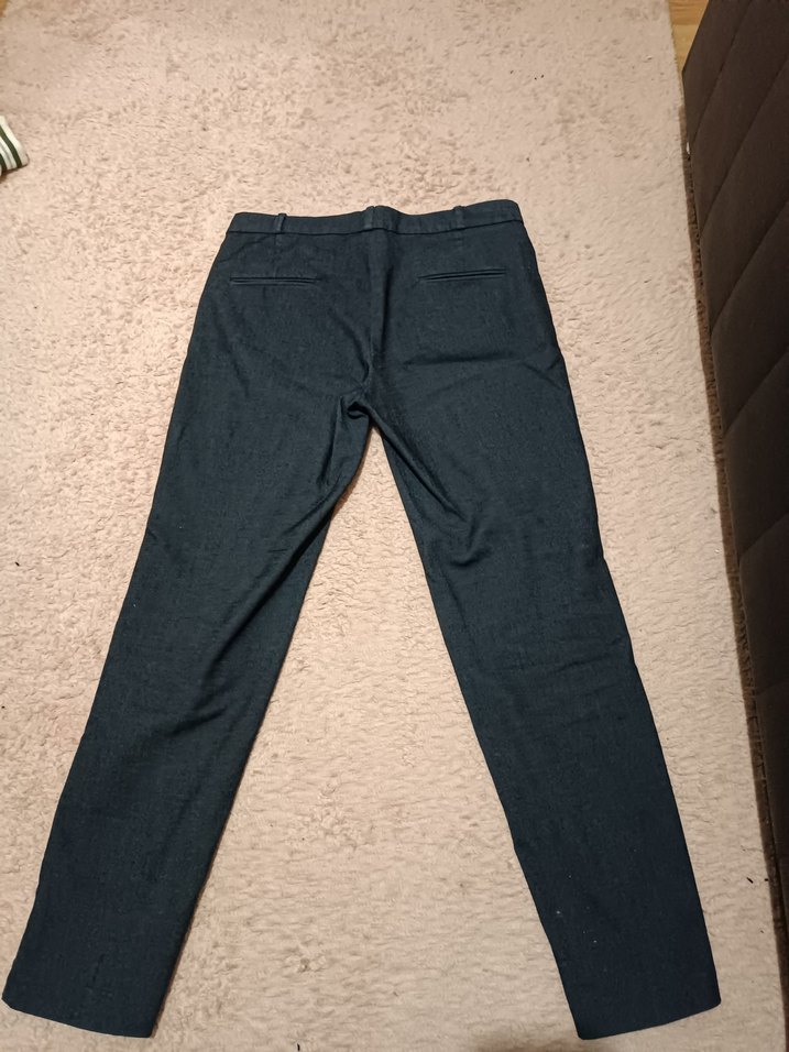 Gri Midi Denim Kadın Pantolon - Görsel 2