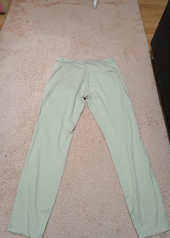 Bej Pamuk Kumaşlı Erkek Normal Kesim Pantolon - Görsel 2