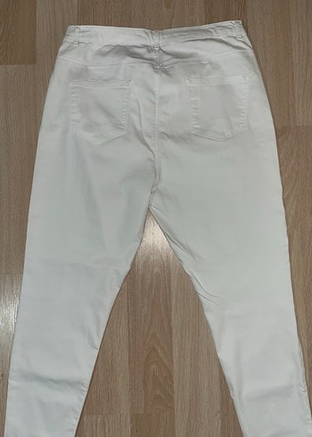 Beyaz Kadın Skinny Pantolon - Görsel 4