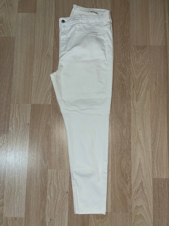 Beyaz Kadın Skinny Pantolon - Görsel 2