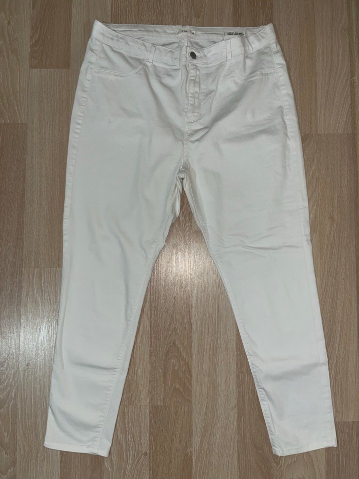 Beyaz Kadın Skinny Pantolon - Görsel 3