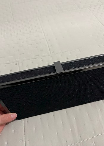 Siyah Payetli Kadın Portföy Çanta - Görsel 2