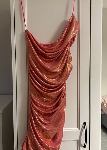 Adl Mert Aslan Büzgülü Örme Elbise - Görsel 4