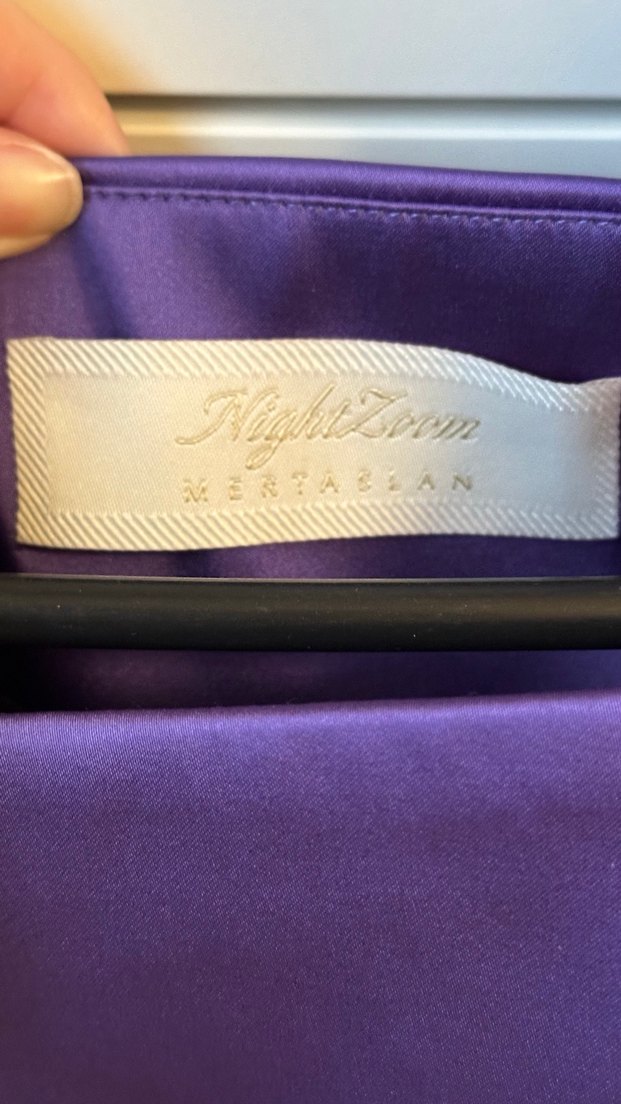 Adl Mert Aslan Omuzlari Acik Mini Tafta Elbise - Görsel 5