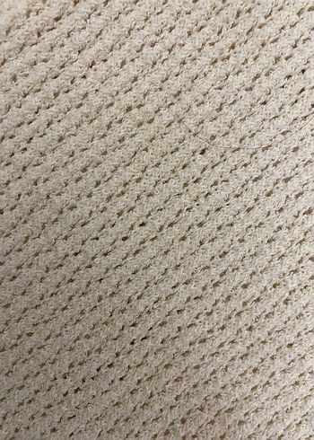 Bej V Yaka Uzun Kollu Triko yazlık mayo üstüne - Görsel 2