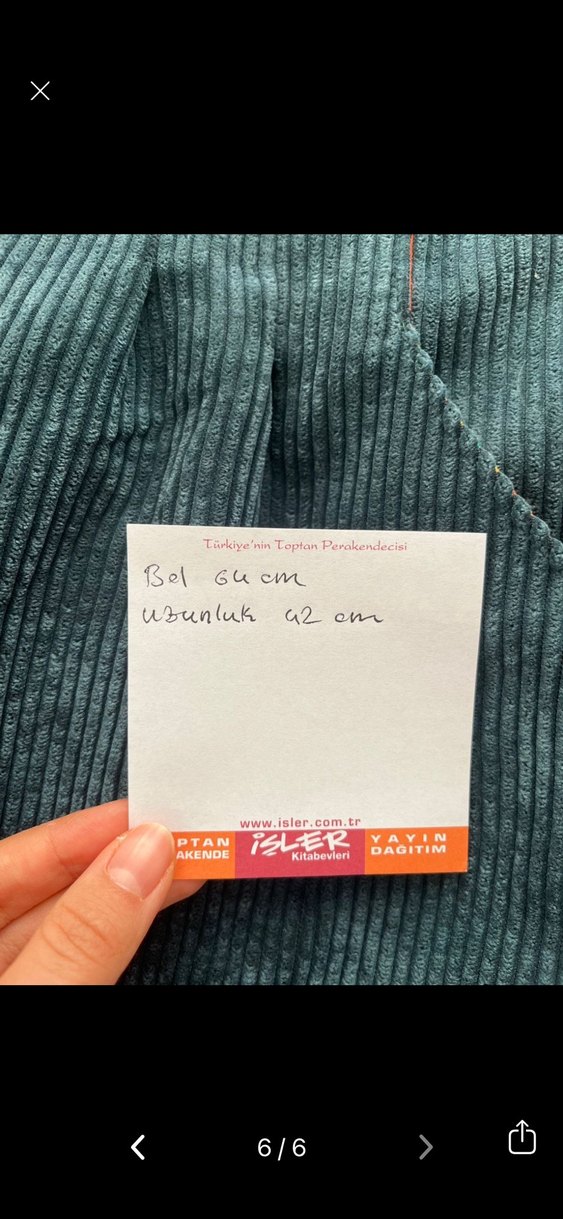 Vintage kadın şort - Görsel 4