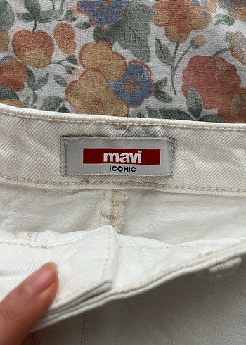 Beyaz kot etek - Görsel 2