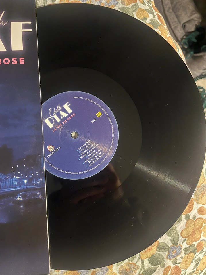 Edith Piaf - La Vie en Rose plak - Görsel 2