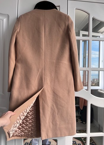 Koton Bej Kadın Kaban - Görsel 7