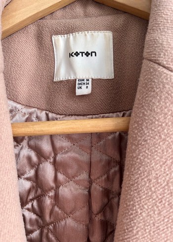 Koton Bej Kadın Kaban - Görsel 4