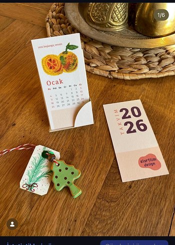 2026 Pastel Renkli Masa Takvimi - Görsel 3