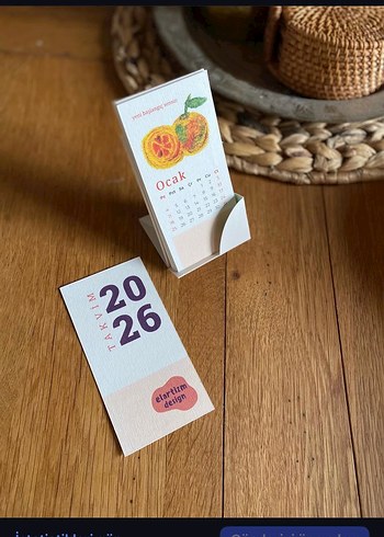 2026 Pastel Renkli Masa Takvimi - Görsel 5