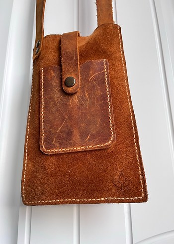 Deri Kadın Çapraz Çanta Tokalı - Görsel 5