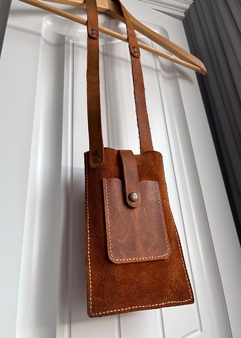 Deri Kadın Çapraz Çanta Tokalı - Görsel 2