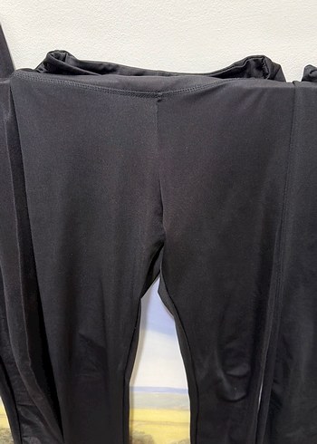 Siyah Dikişsiz Spor Tayt - Görsel 3